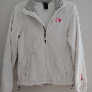 Fuzzy North Face Jacket, size 2-4